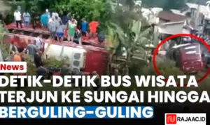 Bus Pariwisata Terjun Sungai