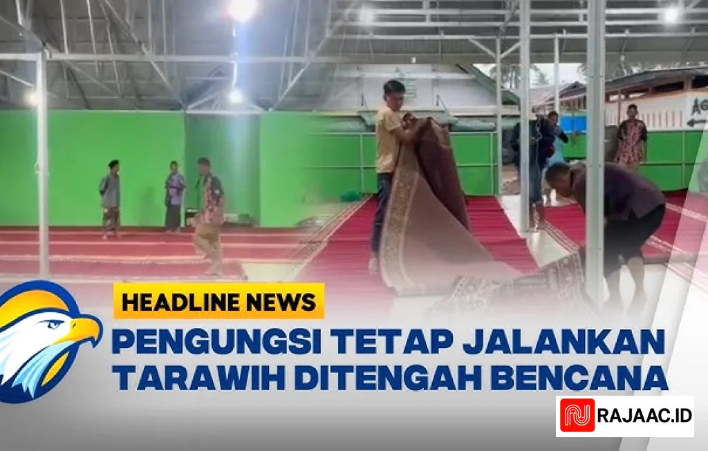 Tarawih Musala Darurat Aceh