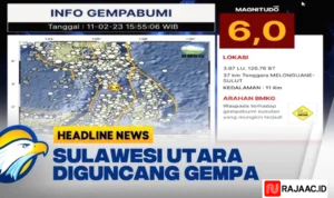 Gempa Susulan di Sulut